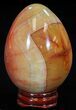 Colorful Carnelian Agate Egg #41192-1